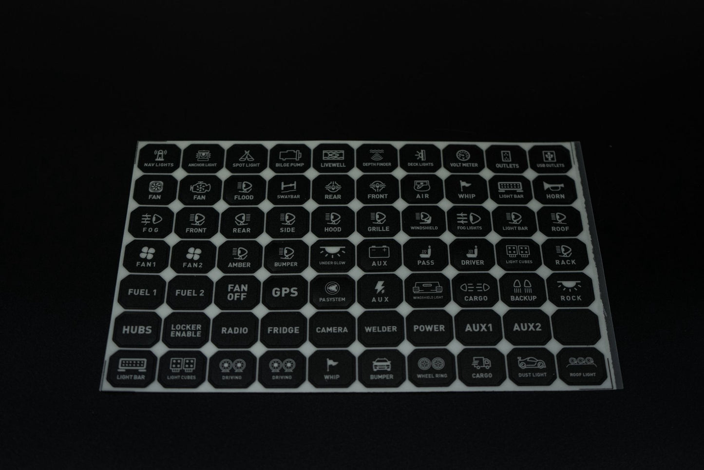 6 Gang RGB Bluetooth Switch panel