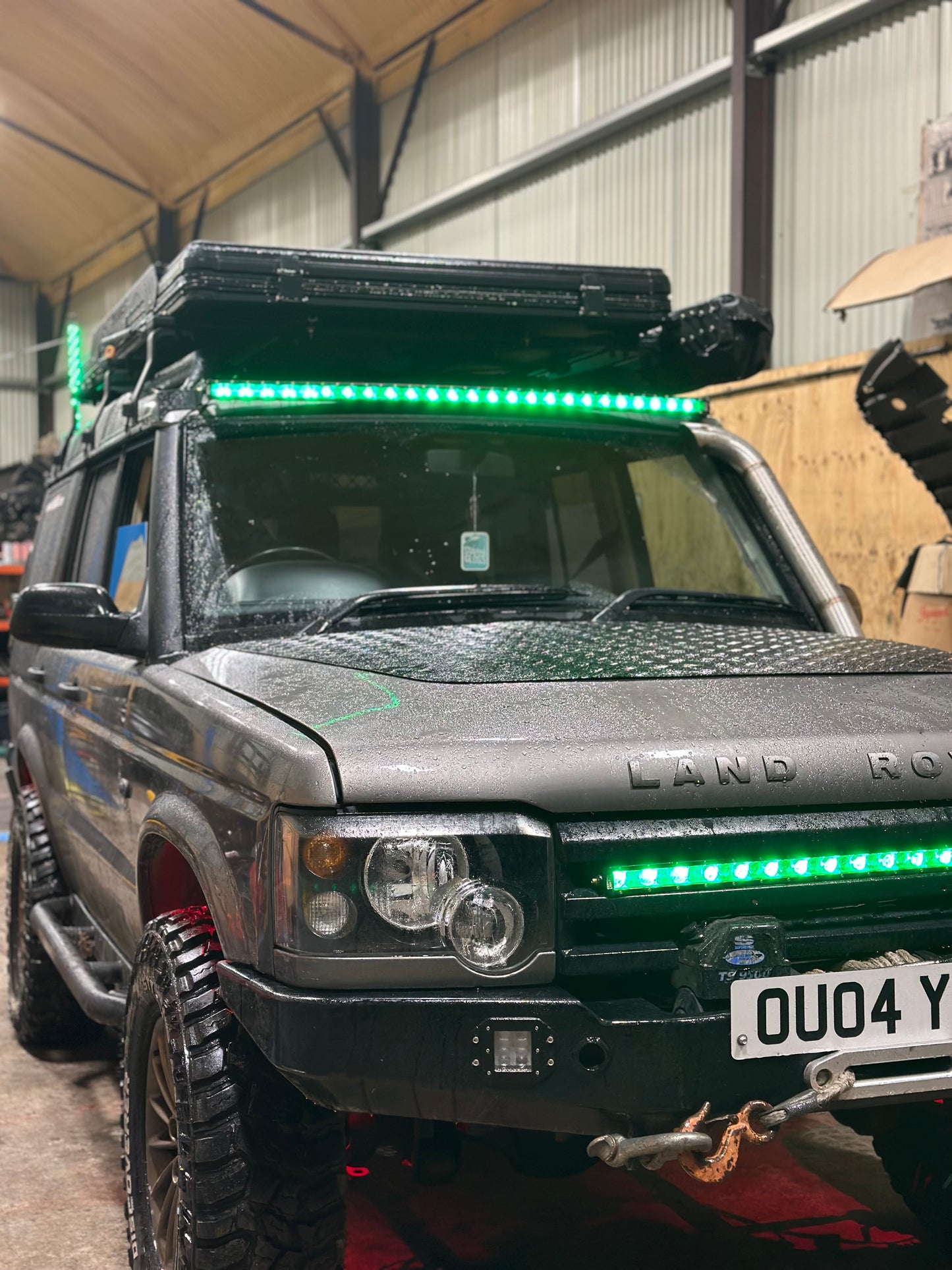 52” Curved RGB Chasing Light Bar