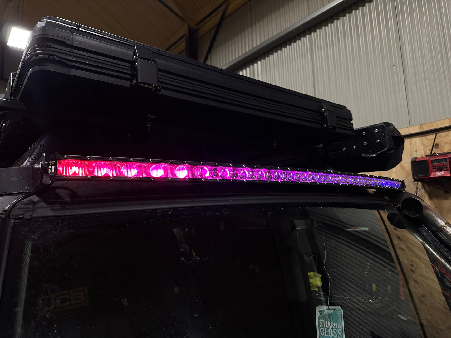 52” Curved RGB Chasing Light Bar